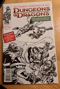 Dungeons & Dragons # 7 RI B (IDW) X-Men Homage B&W