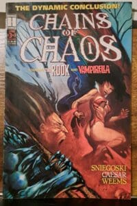 Chains of Chaos # 3 starring the Rook and Vampirella