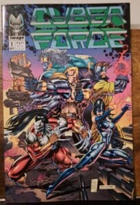 Cyberforce # 1 t/m 4 complete set