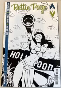 Bettie Page # 3 Retailer Incentive B & W Cover