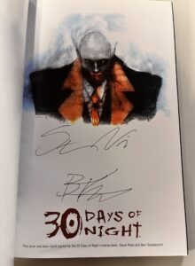 30 Days of Night Graphic Novel signed by Steve Niles & Ben Templesmith (IDW) - Afbeelding 2