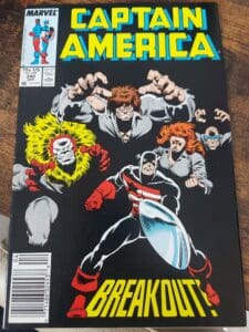 Captain America # 340 Newsstand Edition