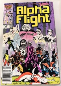 Alpha Flight # 33 Newsstand Edition (Marvel Comics)