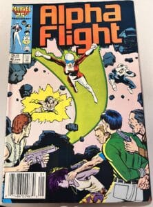 Alpha Flight # 42 Newsstand Edition (Marvel Comics)