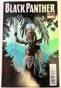 Black Panther vol. 6 # 8 Essad Ribic Connecting Variant Cover D (Marvel Comics)