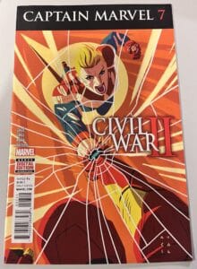 Captain Marvel vol. 10 # 7 (Marvel Comics) Civil War II