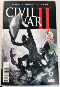 Civil War II # 6 Baltimore Retailer Summit 2016 B&W Variant (Marvel Comics)