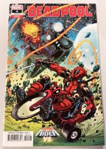 Deadpool vol. 6 # 4 (Marvel Comics) Todd Nauck Cosmic Ghost Rider variant