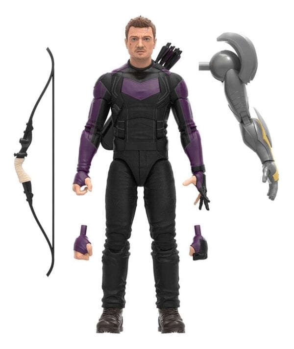 Avengers Figure: Hawkeye Marvel Legends Series Action Figure 2022 Infinity Ultron BAF: Marvel's Hawkeye 15 cm