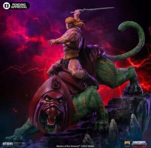 Masters of the Universe Deluxe Art Scale Statue 1/10 He-man and Battle Cat 31 cm - Image 4