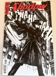 The Shadow # 2 Cover E B&W Incentive Cover