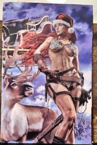Red Sonja Holiday Special 2021 Marco Turini Virgin Variant