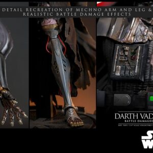 Star Wars Action Figure 1/6 Darth Vader (Battle Damaged) 35 cm - Afbeelding 10