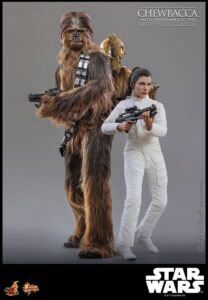 Star Wars Episode V Movie Masterpiece Action Figure 1/6 Chewbacca with Disassembled C-3PO 36 cm - Image 11