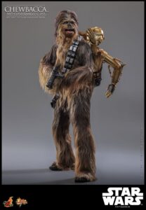 Star Wars Episode V Movie Masterpiece Action Figure 1/6 Chewbacca with Disassembled C-3PO 36 cm - Image 10