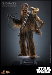 Star Wars Episode V Movie Masterpiece Action Figure 1/6 Chewbacca with Disassembled C-3PO 36 cm - Image 9