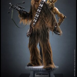 Star Wars Episode V Movie Masterpiece Action Figure 1/6 Chewbacca with Disassembled C-3PO 36 cm - Image 9