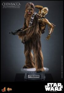 Star Wars Episode V Movie Masterpiece Action Figure 1/6 Chewbacca with Disassembled C-3PO 36 cm - Image 7