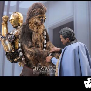 Star Wars Episode V Movie Masterpiece Action Figure 1/6 Chewbacca with Disassembled C-3PO 36 cm - Image 21