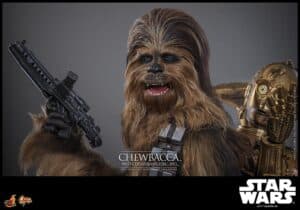 Star Wars Episode V Movie Masterpiece Action Figure 1/6 Chewbacca with Disassembled C-3PO 36 cm - Image 3