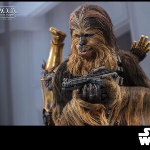 Star Wars Episode V Movie Masterpiece Action Figure 1/6 Chewbacca with Disassembled C-3PO 36 cm - Image 18