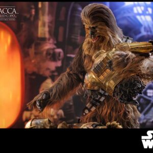 Star Wars Episode V Movie Masterpiece Action Figure 1/6 Chewbacca with Disassembled C-3PO 36 cm - Image 17