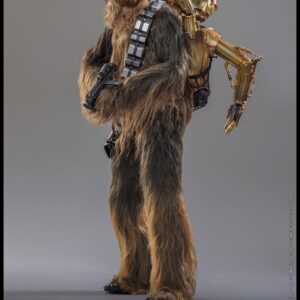 Star Wars Episode V Movie Masterpiece Action Figure 1/6 Chewbacca with Disassembled C-3PO 36 cm - Image 16