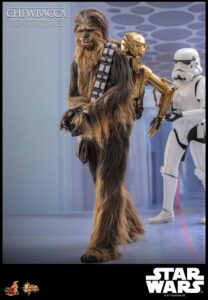 Star Wars Episode V Movie Masterpiece Action Figure 1/6 Chewbacca with Disassembled C-3PO 36 cm - Image 15