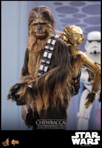 Star Wars Episode V Movie Masterpiece Action Figure 1/6 Chewbacca with Disassembled C-3PO 36 cm - Image 14