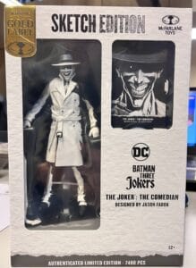 Batman: Three Jokers DC Multiverse Action Figure The Joker: The Comedian Sketch Edition (Gold Label) 18 cm