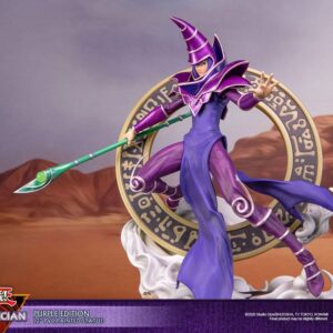 Yu-Gi-Oh! PVC Statue Dark Magician Purple Version 29 cm - Afbeelding 18