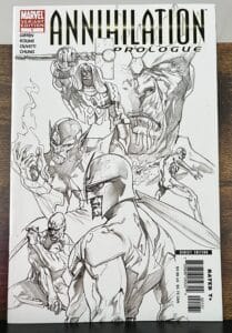 Annihilation Prologue # 1 Retailer Sketch Variant