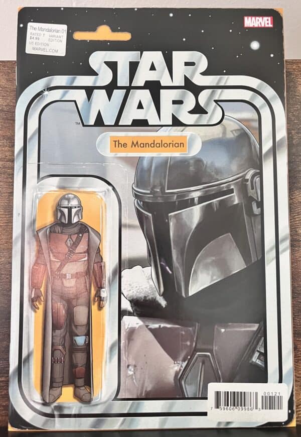 Star Wars The Mandalorian # 1 Action Figure Variant Cover