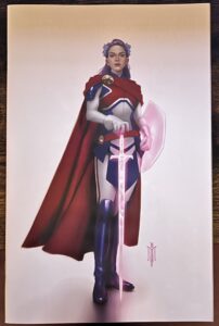 Betsy Braddock: Captain Britain # 1 Miguel Mercado Virgin Variant