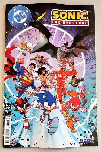 DC x Sonic the Hedgehog #1 second printing cover A (DC Comics)