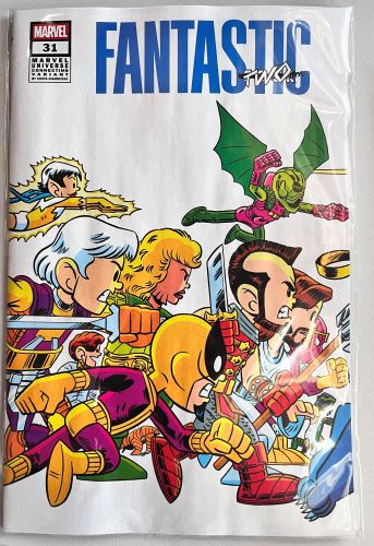 Fantastic Four #31 Chris Giarrusso Marvel Universe connecting variant (Marvel Comics)