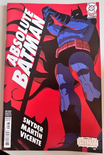 Absolute Batman #8 cover C Marcos Martin Card Stock Variant (DC Comics)