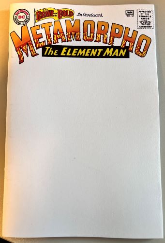 Brave and the Bold #57 Fascimile Edition Blank Variant (DC Comics)