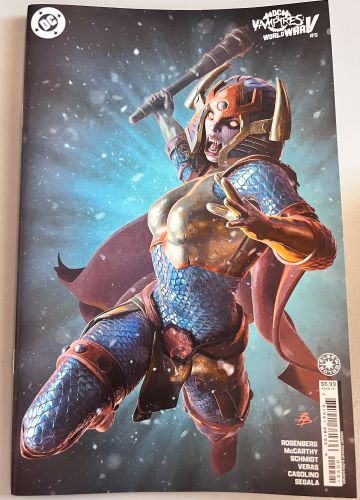 DC vs Vampires World War V #9 cover C Bjorn Barends Card Stock Variant (DC Comics)