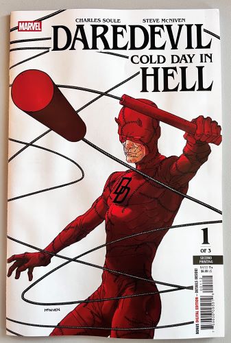 Daredevil Cold Day in Hell #1 second printing variant (Marvel Comics)