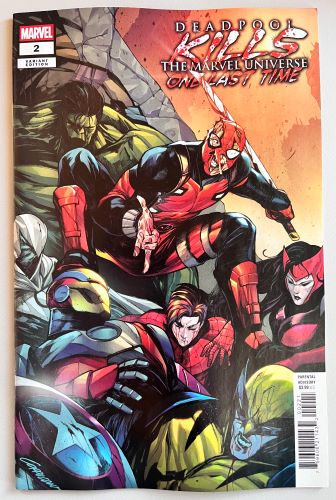 Deadpool kills the Marvel Universe one last time #2 Alessandro Cappuccio variant (Marvel Comics)