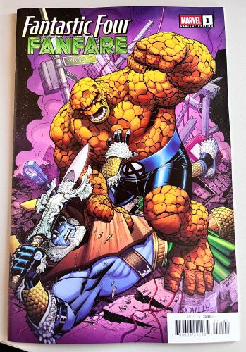 Fantastic Four Fanfare #1 Nick Bradshaw Variant (Marvel Comics)
