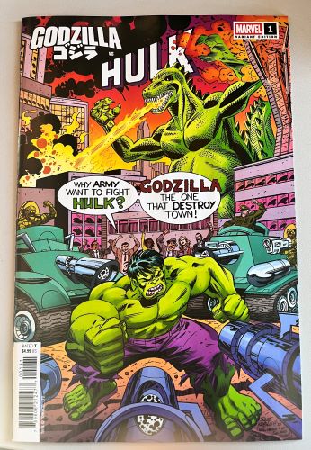 Godzilla vs Hulk #1 one-shot Scott Koblish Classic variant (Marvel Comics)