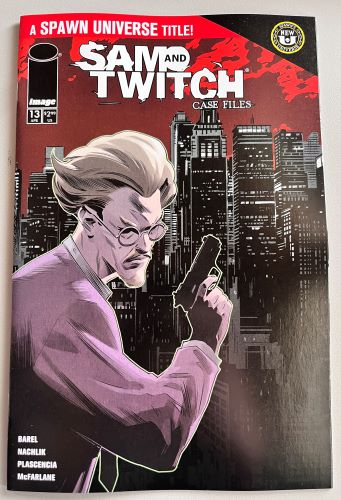 Sam and Twitch Case Files #13 cover B connecting cover (Image Comics)