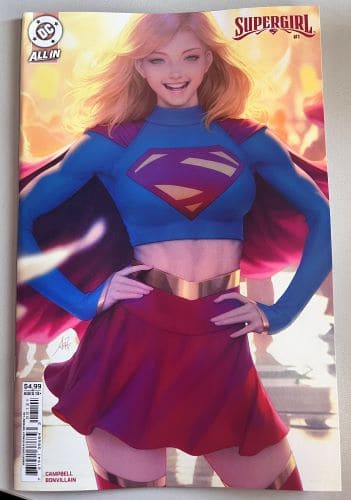 Supergirl #1 Cover B Stanley Artgerm Lau Card Stock Cover (DC Comics)