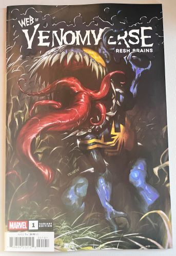 Web of Venomverse Fresh Brains #1 Derrick Chew variant (Marvel Comics)