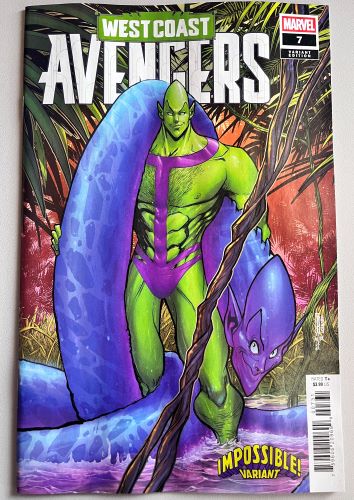 West Coast Avengers #7 David Baldeon Impossible Variant (Marvel Comics)